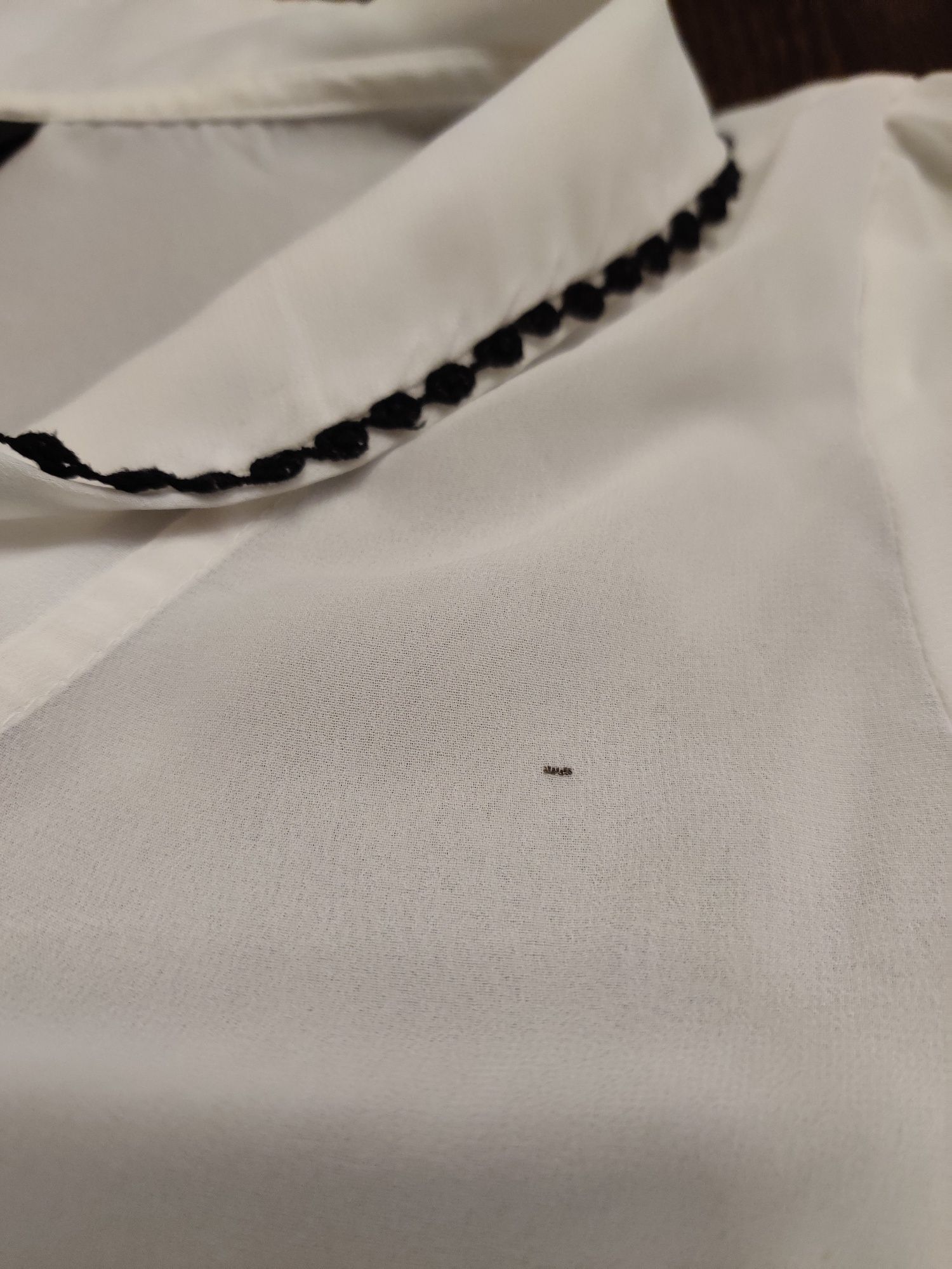 Vero Moda - biała koszula z kołnierzykiem S 36