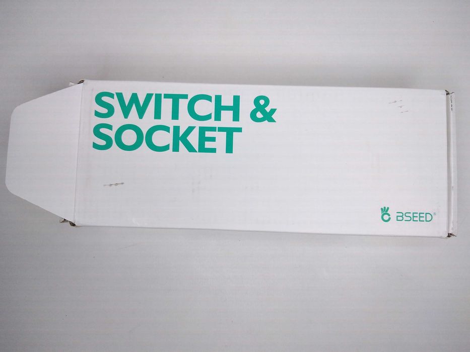 BSEED Dotykowy Włącznik Światła Z 3 Gniazdkami-Czarne, NOWE