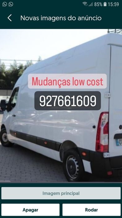 Mudança e transportes