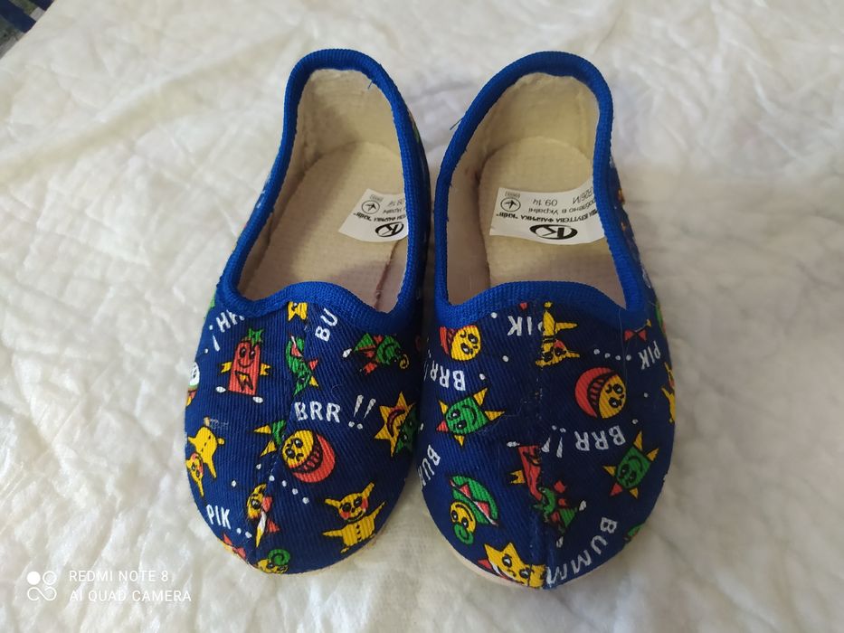 Домашні дитячі тапочки, тапки для садочка
