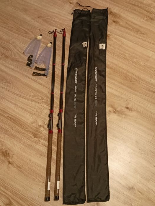 2x wędka Robinson Kinetik Tele 3,60m 5-45g, spławik, grunt