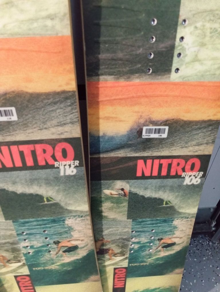 Deski snowboardowe nitro ripper deska dziecięce 106 116