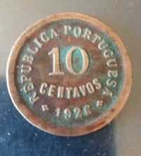 10 centavos do ano 1926 em bronze