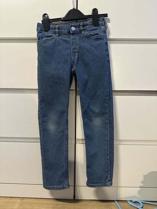 Jeansy hm r. 128