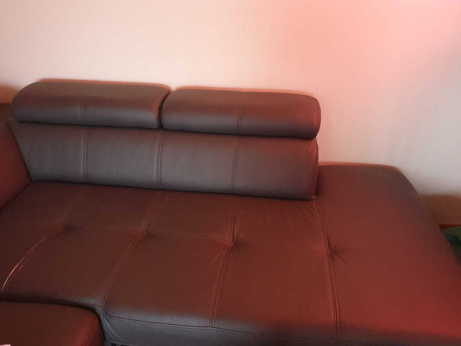 Sofá cama com duas chaise long