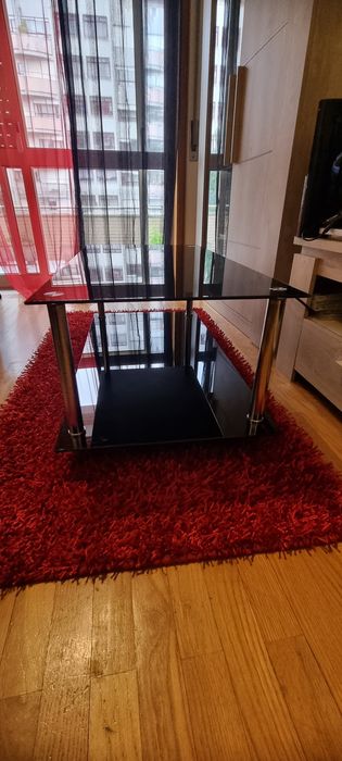 Mesa de centro em vidro temperado