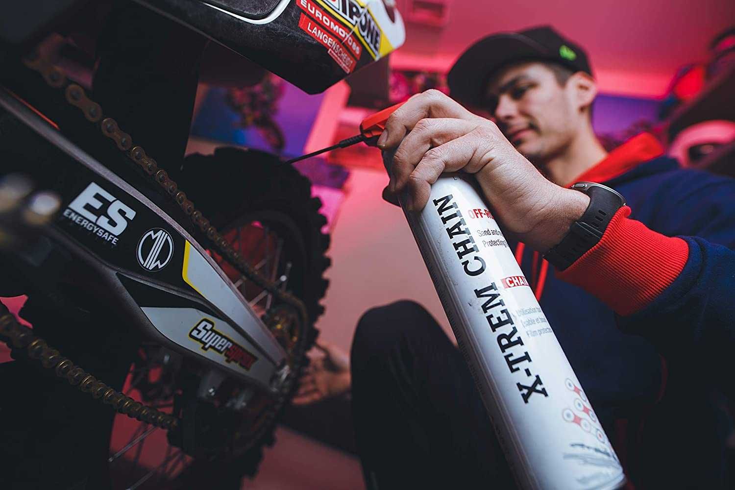 Комплект для цепи IPONE OFF-ROAD CHAIN CARE Смазка + Очиститель+ Щетка