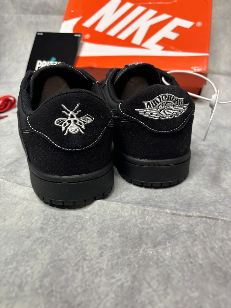 Кроссовки Nike Air Jordan 1 low x Travis Scott OG Phantom , найк