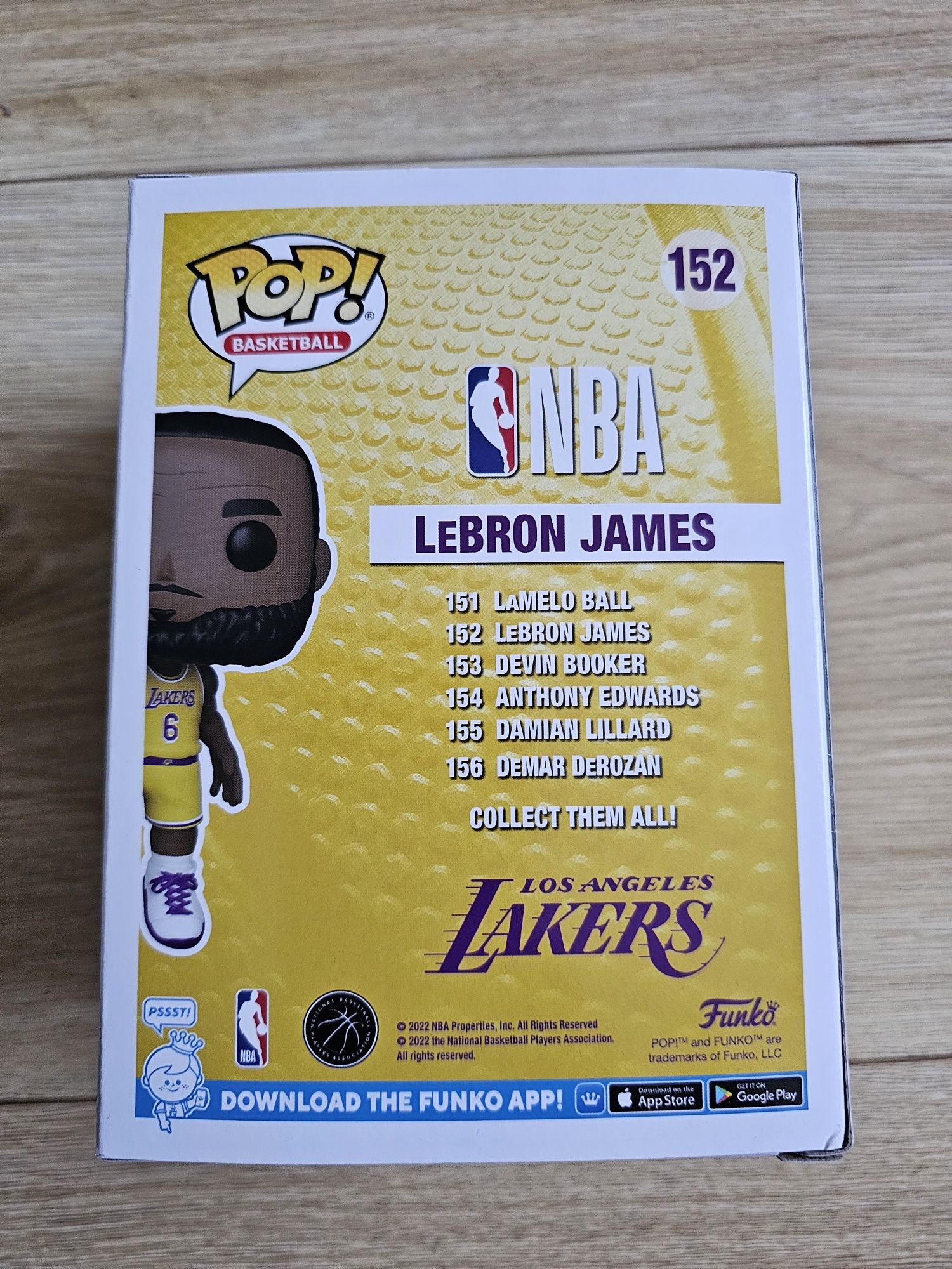 Figurka LeBron James #152 (Los Angeles Lakers) #6 NBA Funko Pop!