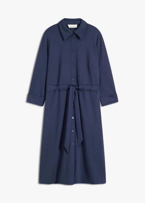 B.P.C sukienka szmizjerka granatowa punto di roma ^52/54