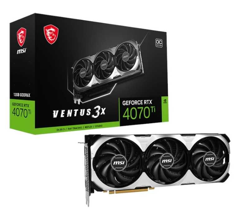 MSI VGA NVIDIA RTX 4070 Ti VENTUS 3X 12G OC
