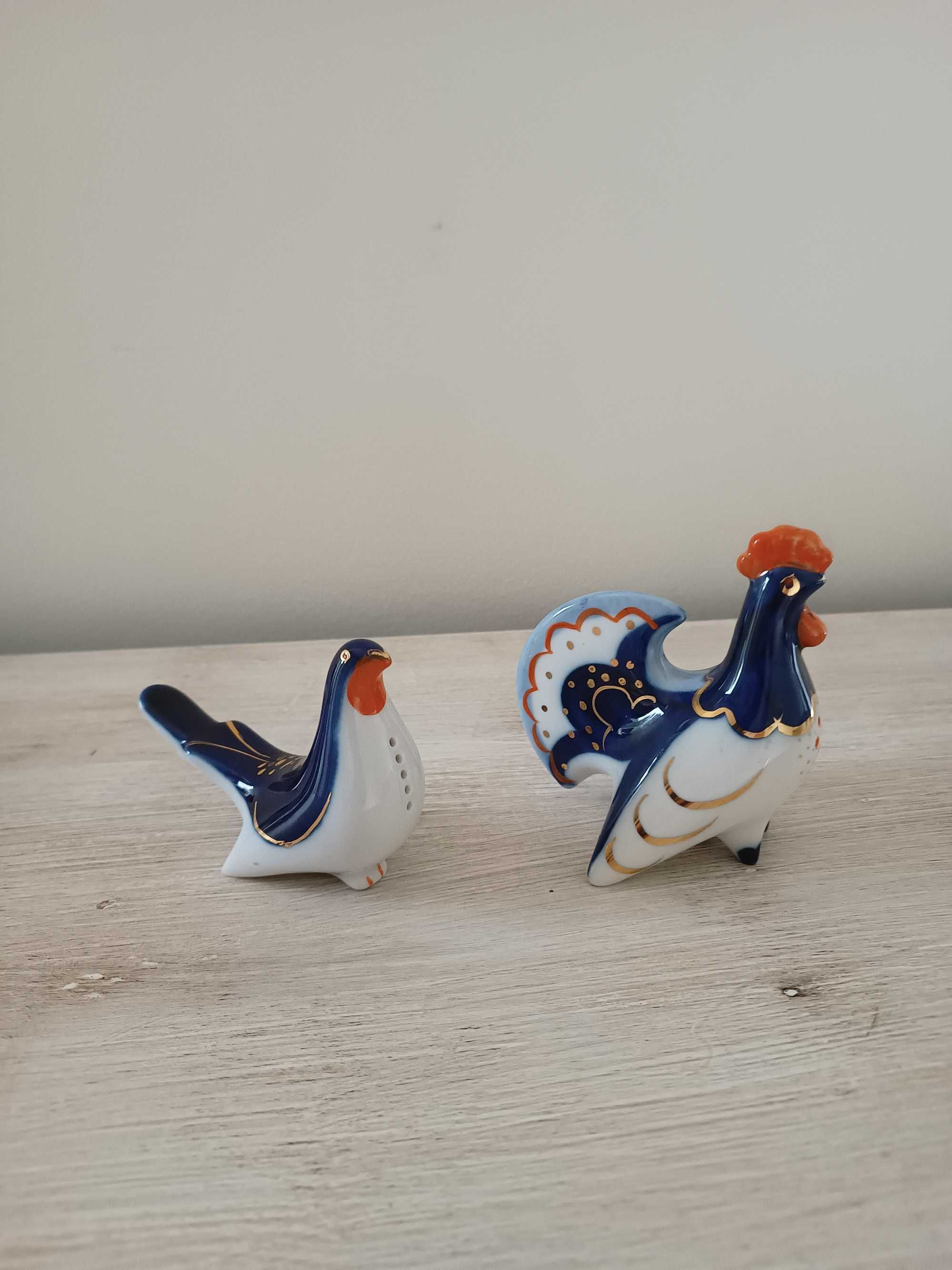 Porcelana Łomonosow 2 szt solniczki