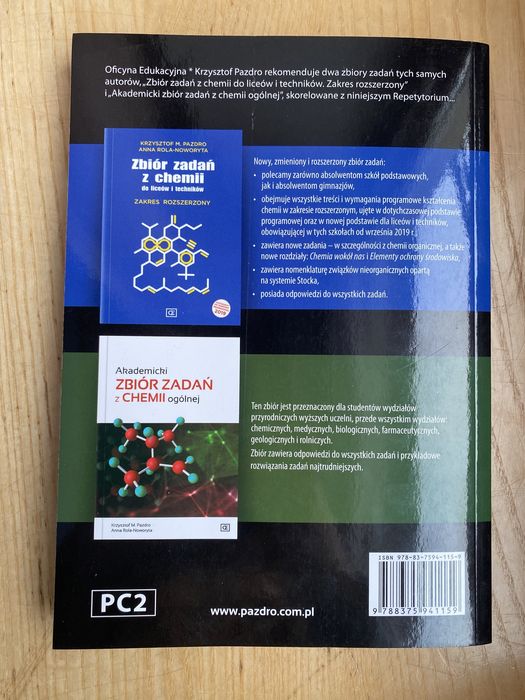Repetytorium maturalne z chemii Krzysztof Pazdro