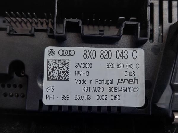 Comando chauffage / sofagem AUDI A1 Sportback (8XA, 8XF)