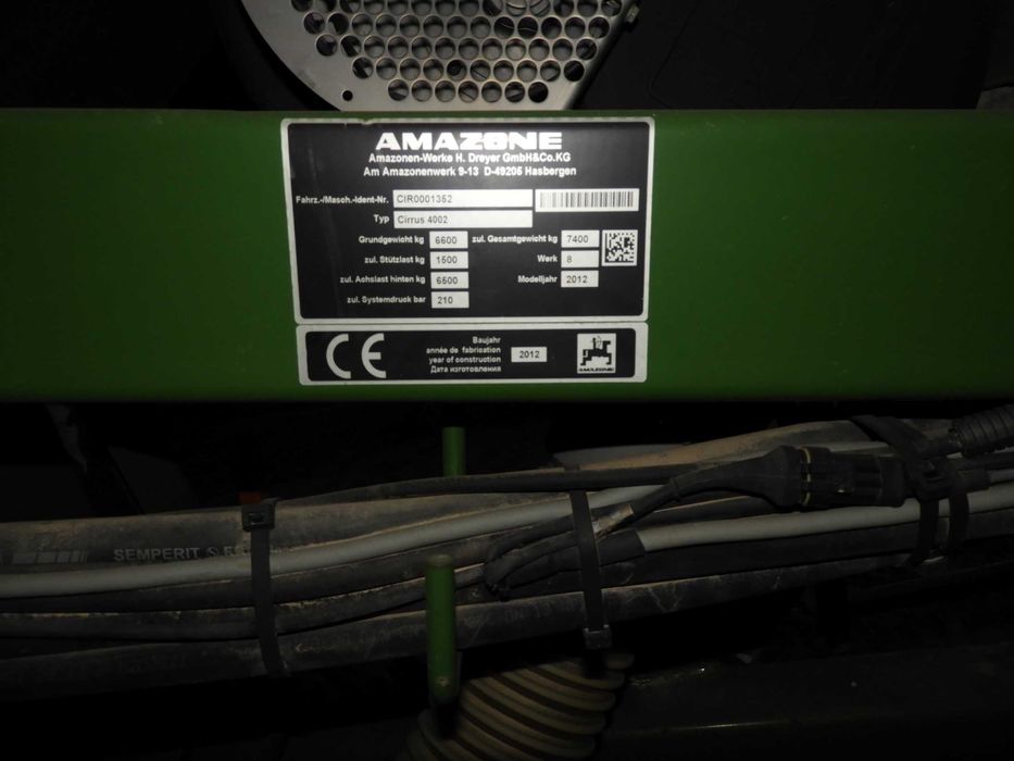 Amazone CIRRUS 4002 Agregat Uprawowo Siewny