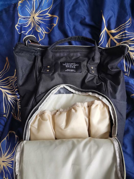 Plecak do wózka czarny