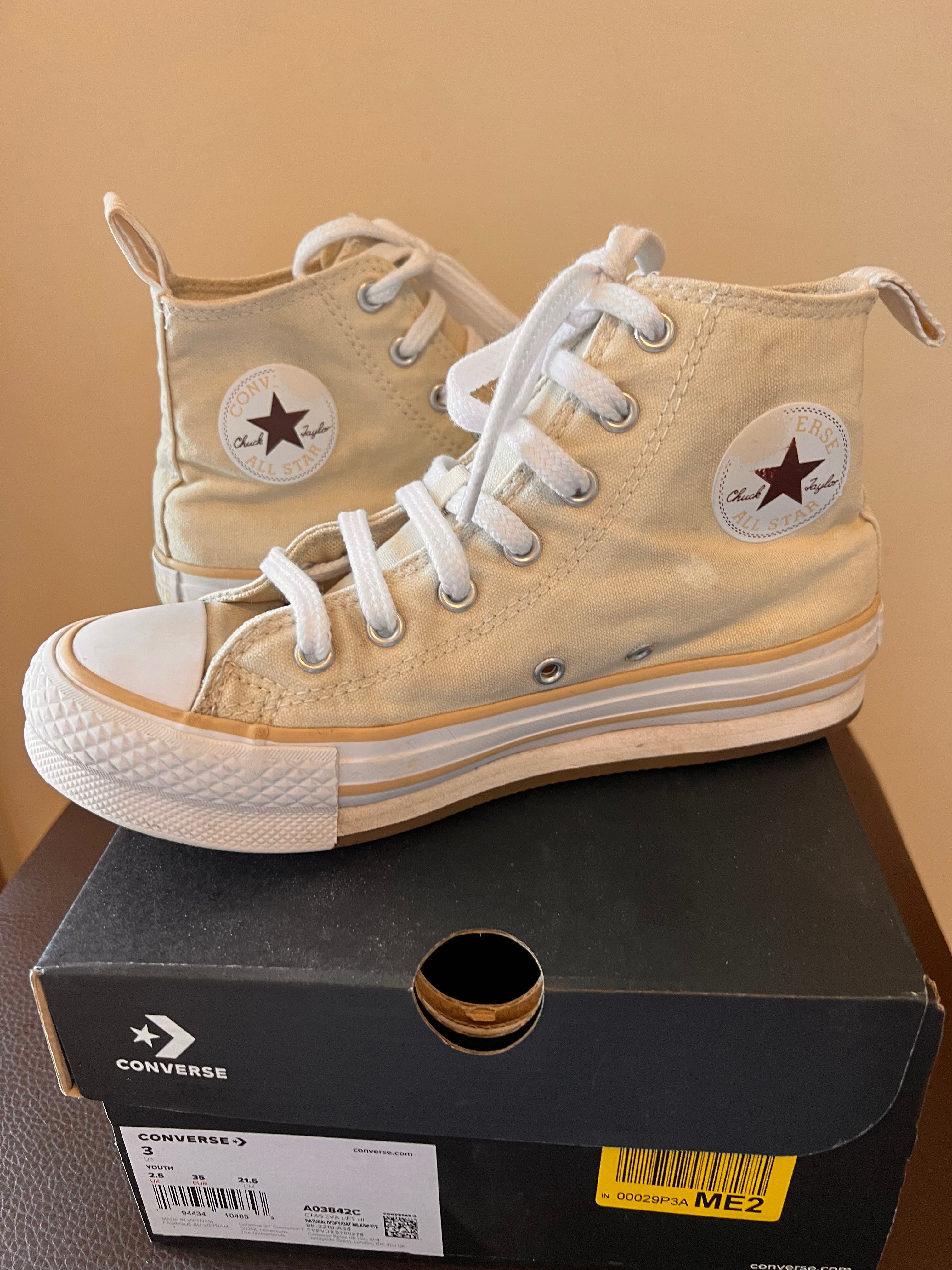 Sneakersy wysokie - Converse ALL STAR rozmiar 35