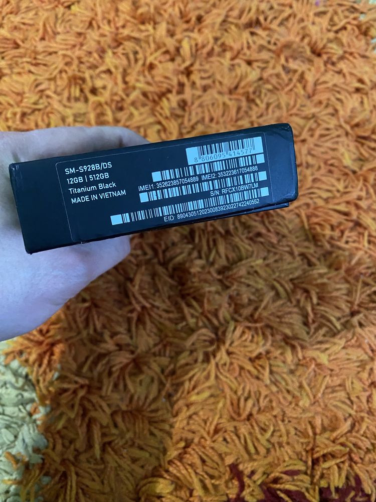 Телефон смартфон Samsung Galaxy S24 Ultra 12/512gb Black Made Vietnam