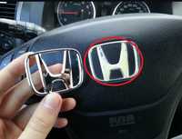 Эмблема на руль Honda Civic Accord CR V Хонда значок,капот,багажник
