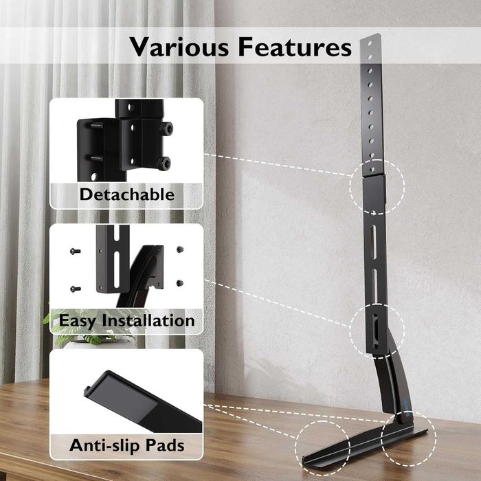 Bontec TV02-V04 Uchwyt na telewizor Stojak TV podstawa Nogi 22-65''