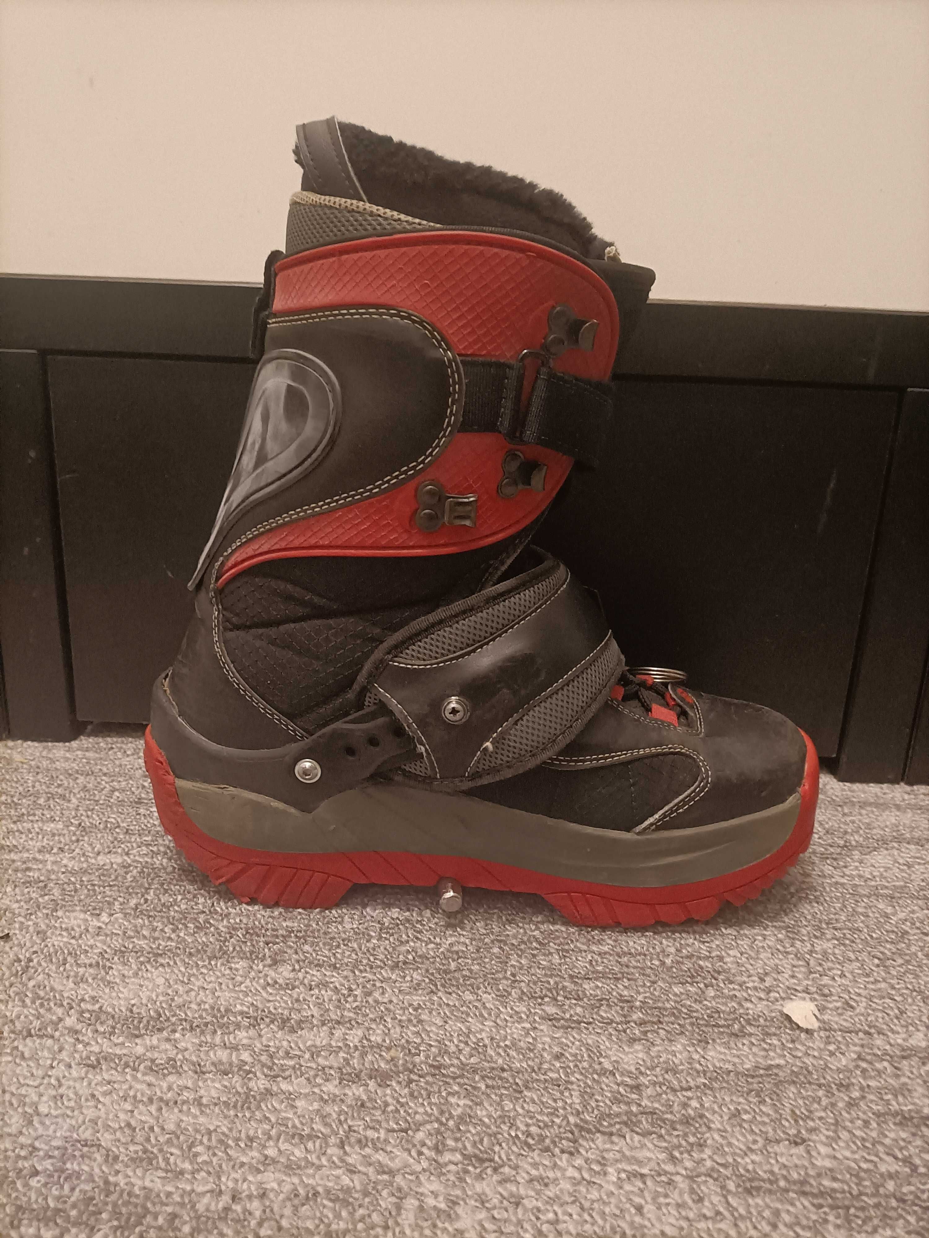 Buty i Wiązania Snowboardowe Rassingol (step in system) rozmiar 39,5