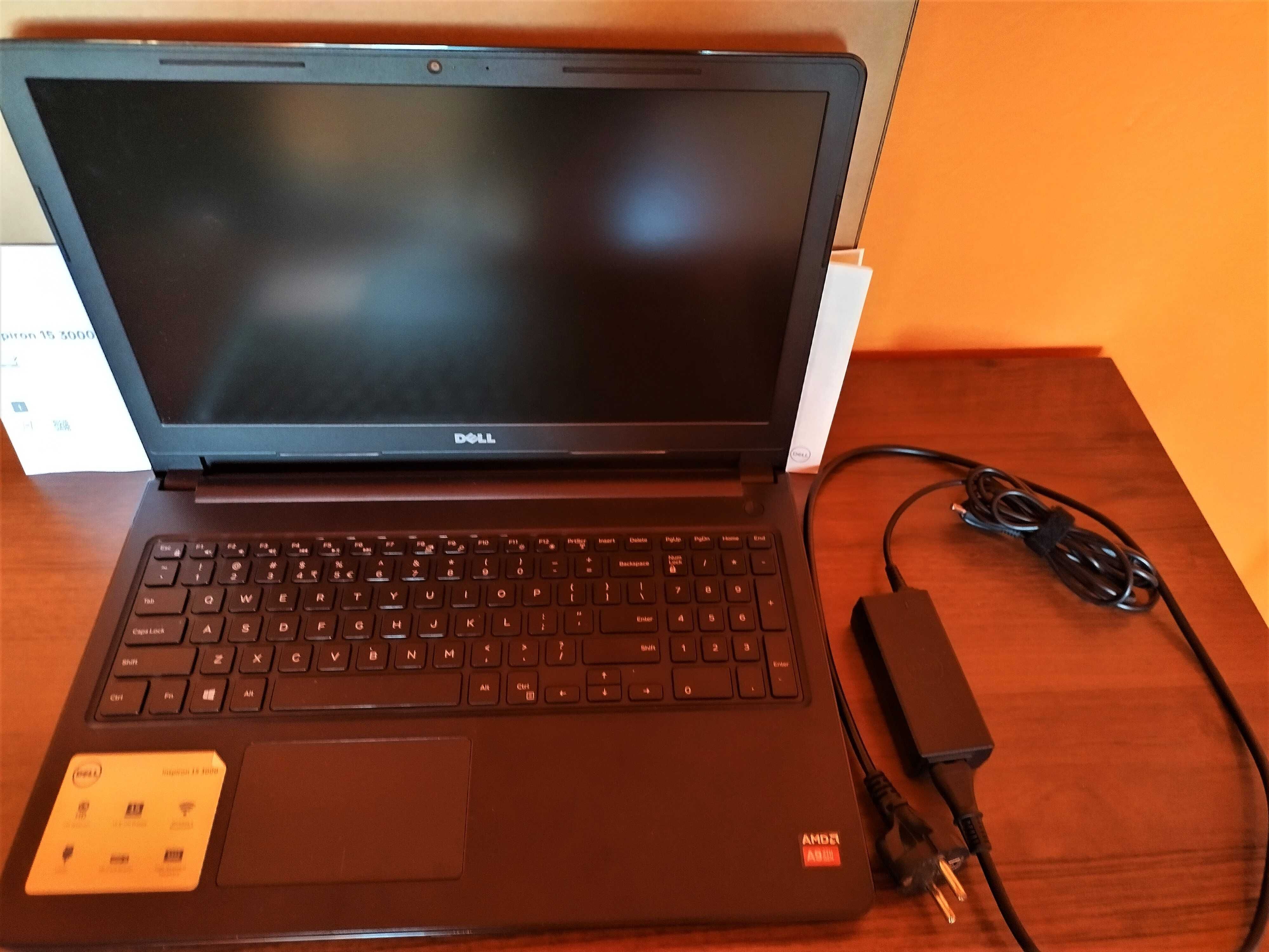 Laptop Dell Inspiron 15 - 3565 * Windows 10 * 512GB HDD