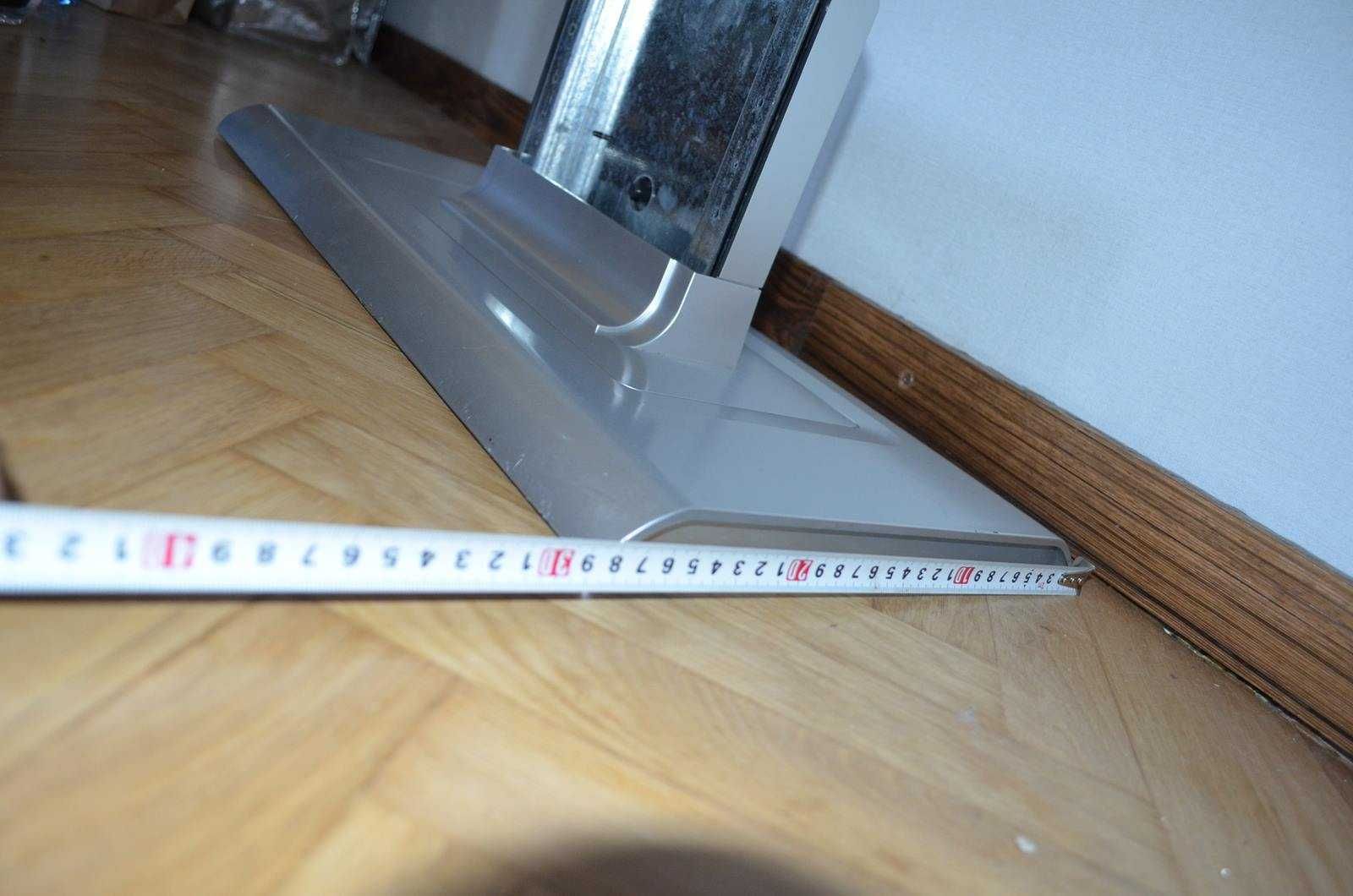 Noga podstawa duża ciężka do TV lub monitora srebrna ładny stan 54x28