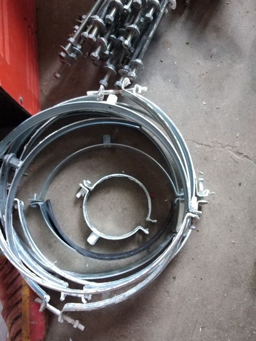 Tubos spiro abracadeiras varao roscado ventilaçao sistema 300mm 200mm