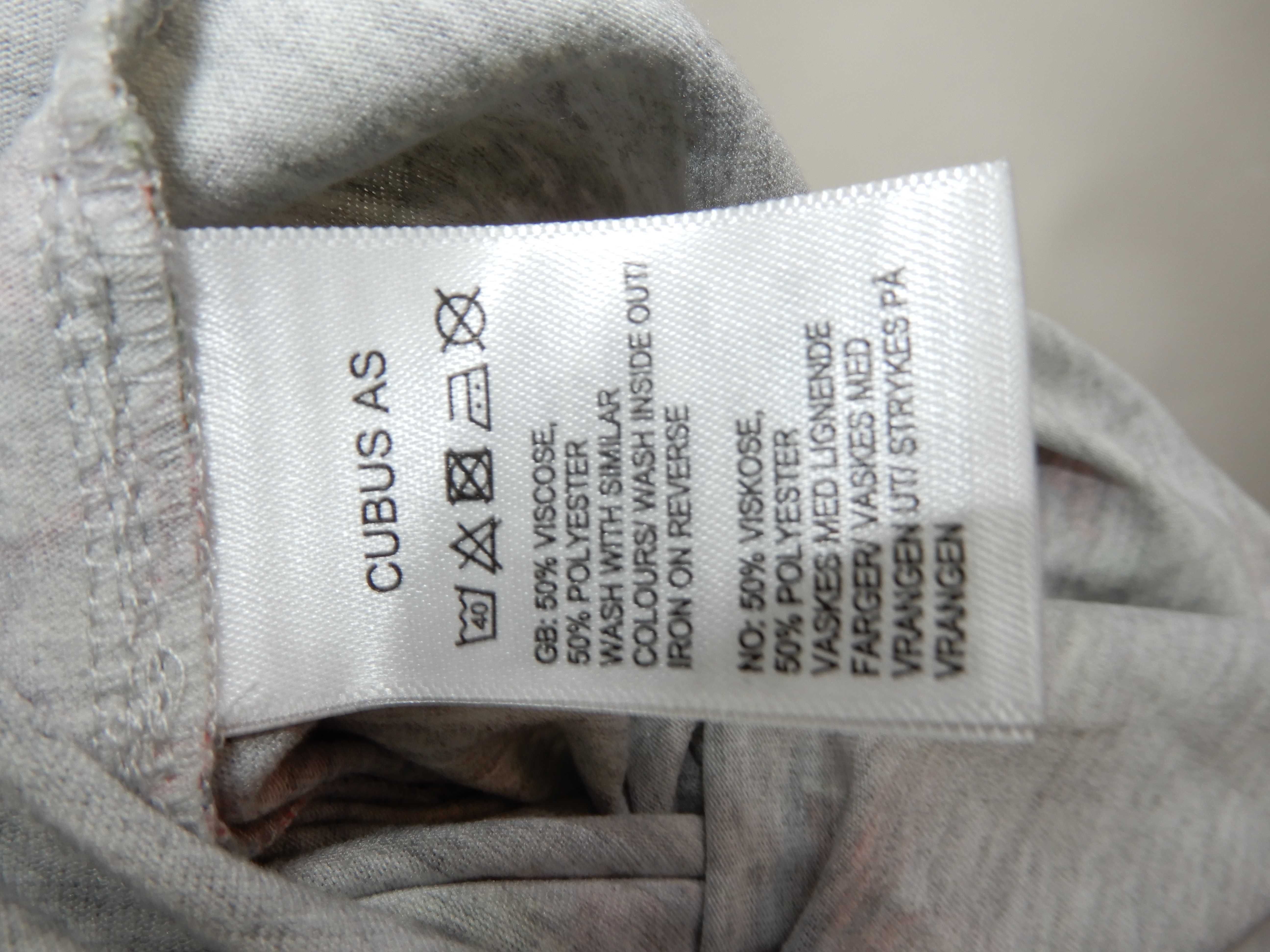 Sukienka maxi szara w kwiaty wiosna lato casual Cubus 146 152