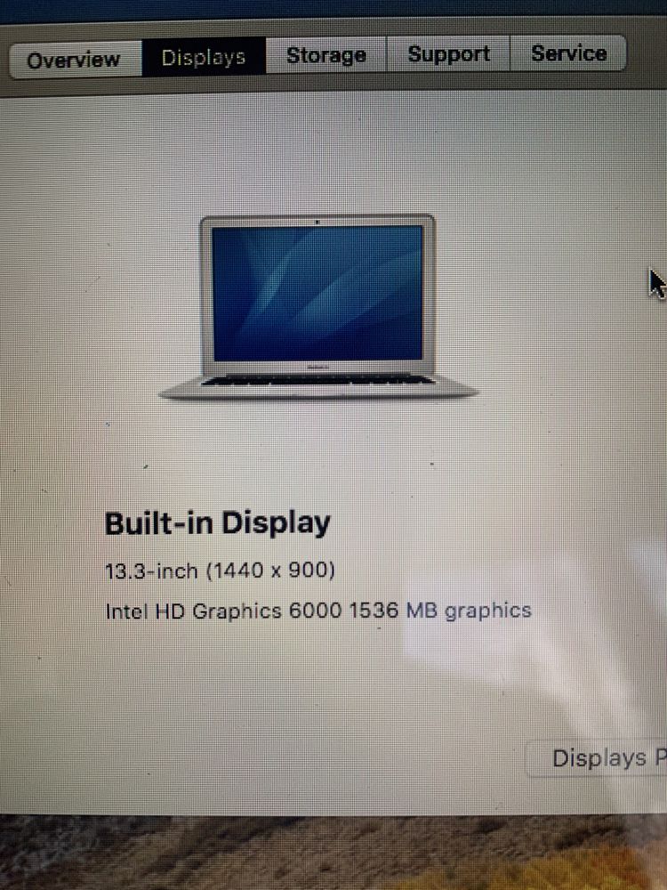 Ноутбук apple a1466 macbook air 2015