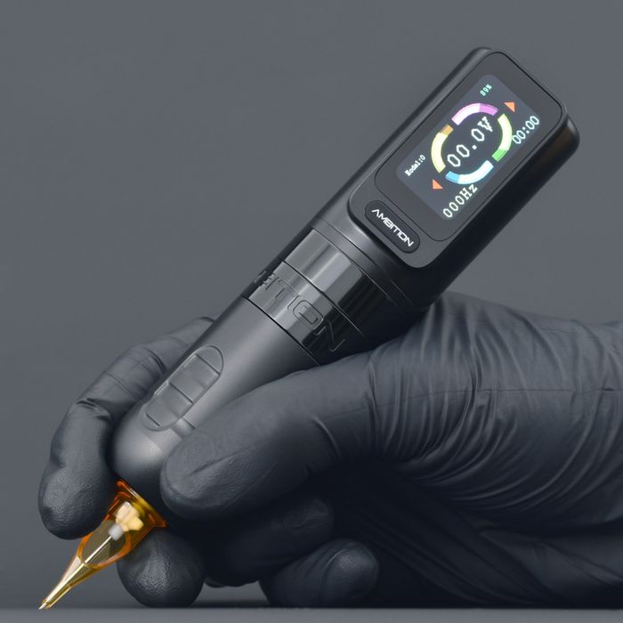 Бездротова модульна тату машинка Ambition Zetton Black