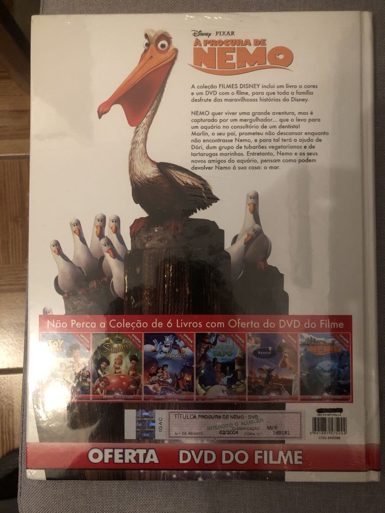 A procura de nemo com dvd do filme