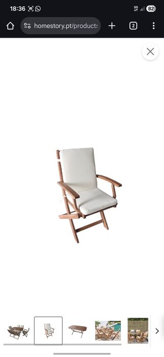 Mesa Jardim + 4 Cadeiras