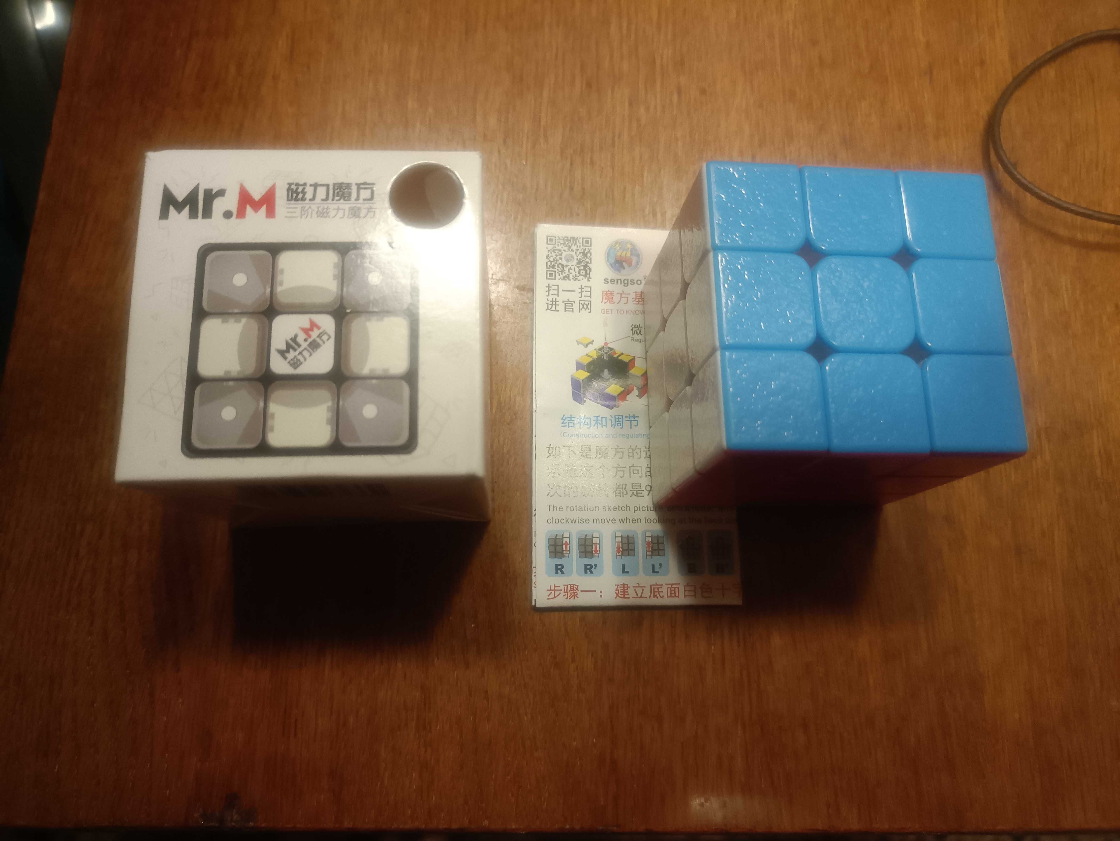 Магнитный кубик рубика скоростной MR.M ShengShou