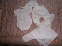 Набор одежды для новорожденных (новое) 56-62 см  120 грн за все