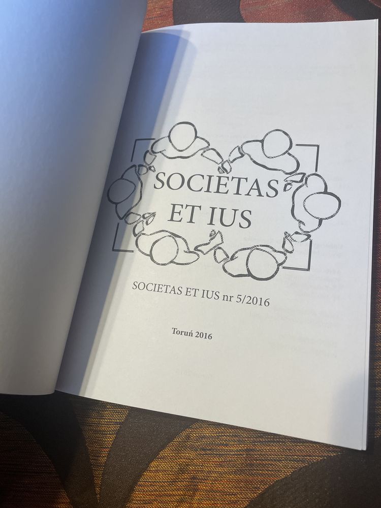 Dwa numery czasopisma Societas et ius