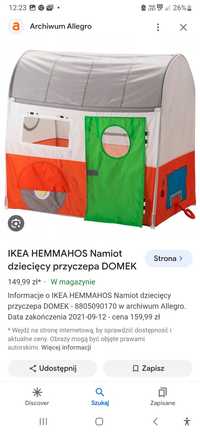 Namiot przyczepa Ikea