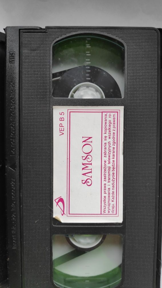 Zestaw kaset vhs, Samson, Abraham, Ten wspaniały świat.