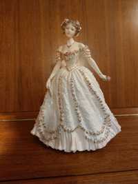 Piekna Royal Worcester figurka kolekcjonerska porcelanowa