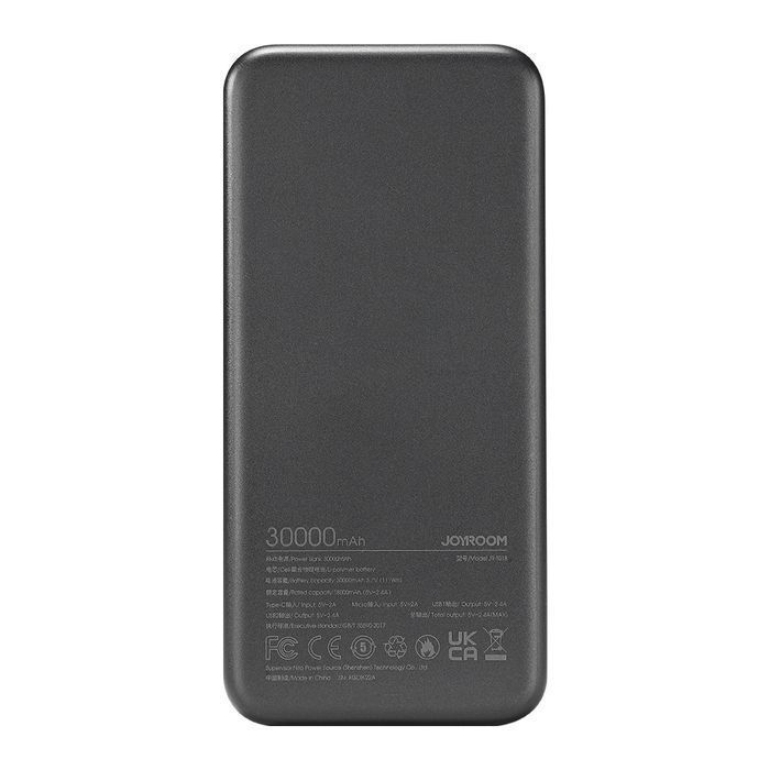 Joyroom powerbank 30000mAh Dazzling Series 12W czarny (JR-T018)