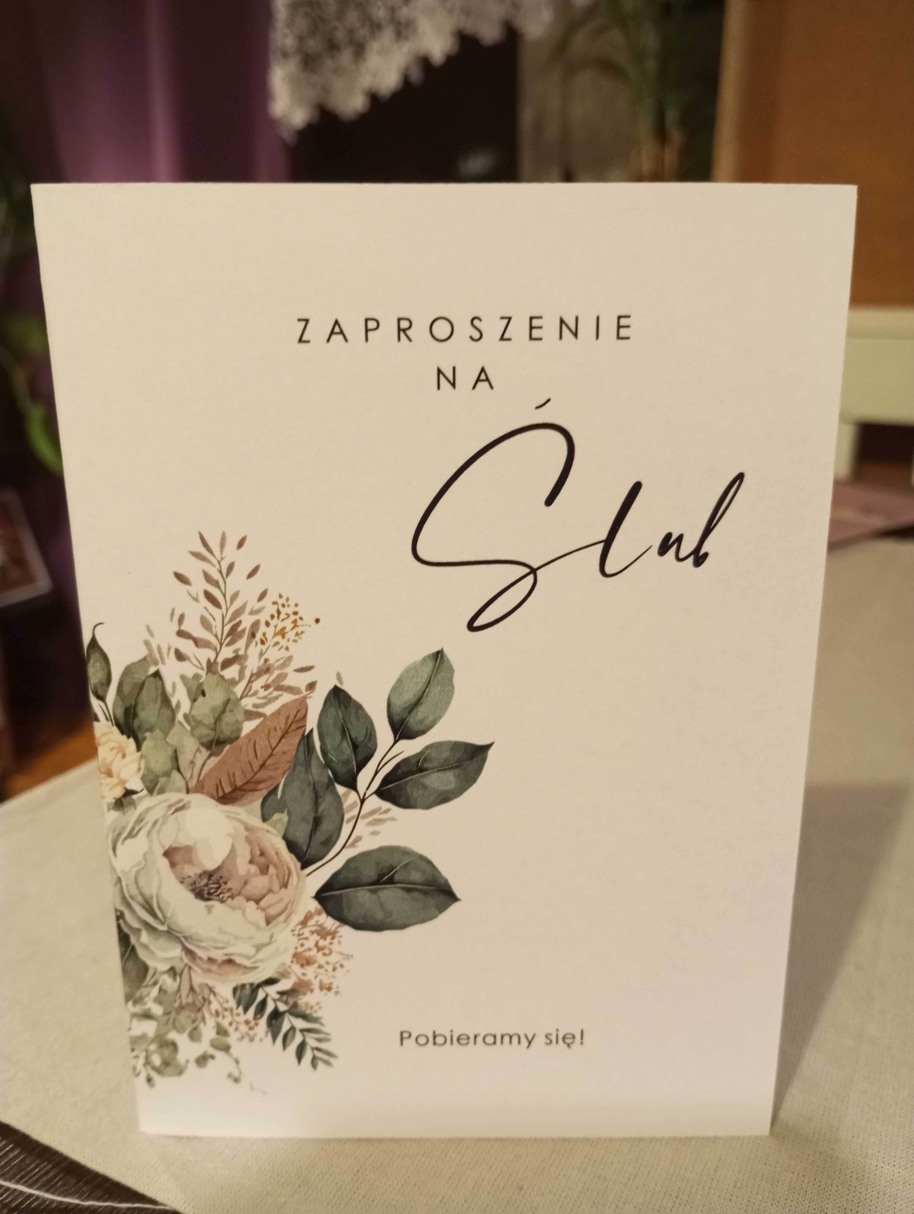 Zaproszenia ślubne boho
