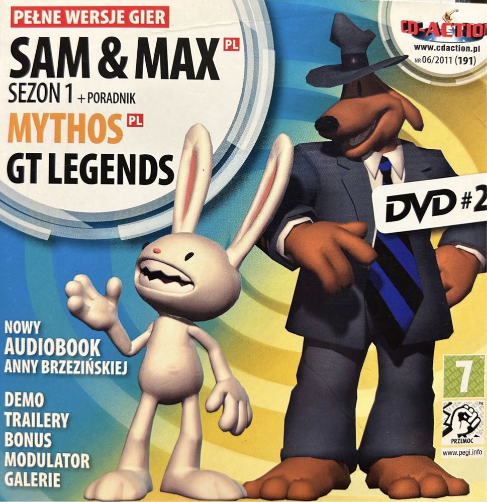 Gry PC CD-Action nr 191 #2: Sam & Max, GT Legends