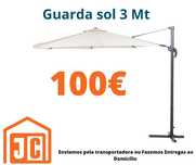 Guarda-sol Novo – 3 Metros – Várias Posições – 100€
