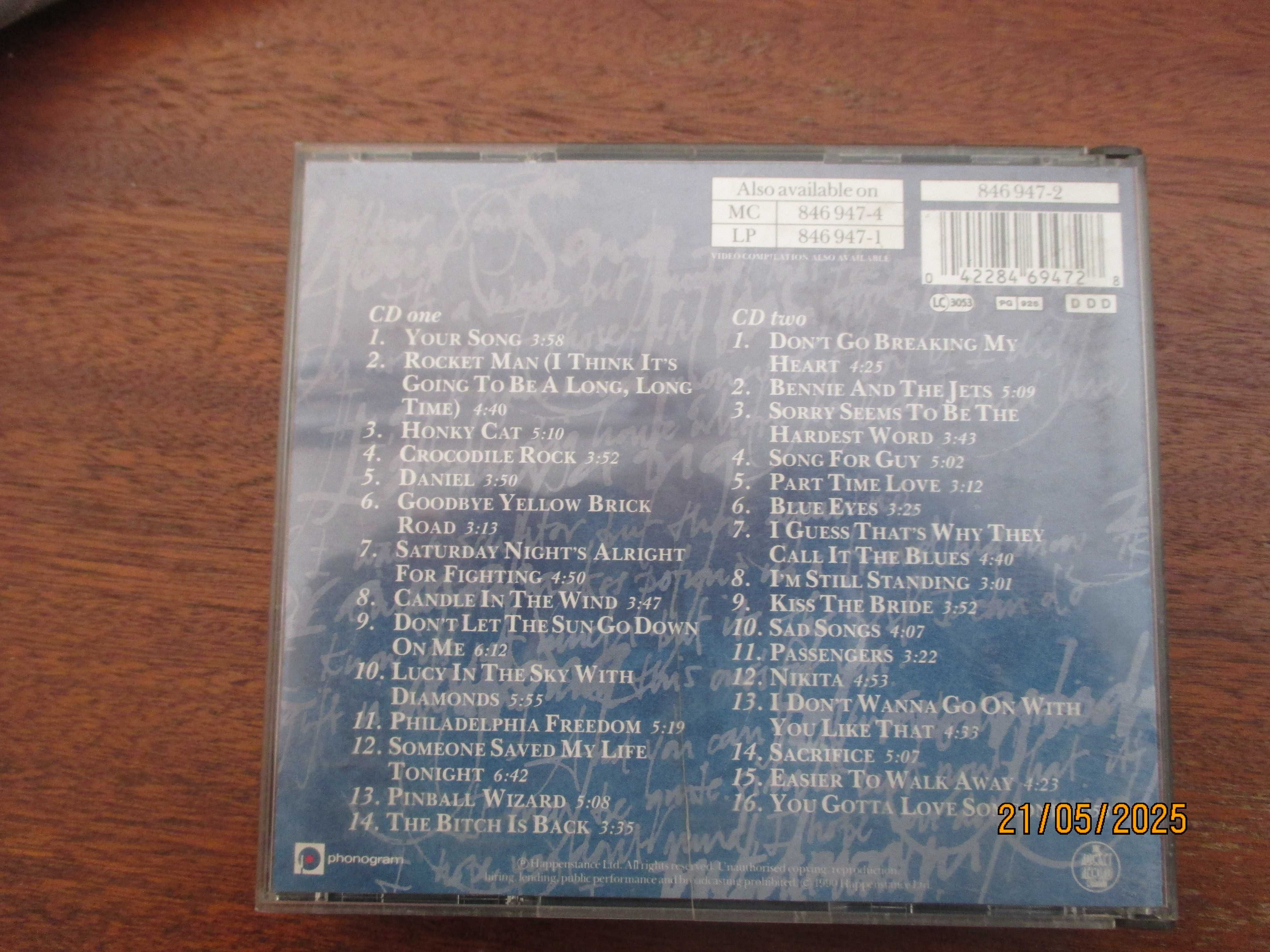 cd Elton John - The very best of - (duplo)
