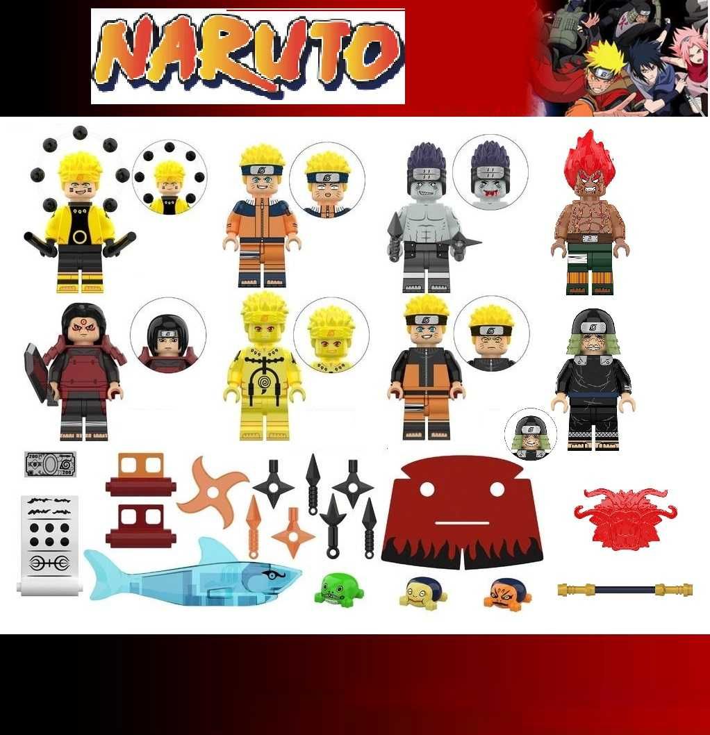 Coleção de bonecos minifiguras Naruto nº14 (compatíveis Lego)