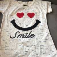 Bluzka dla dziewczynki „Uśmiech”