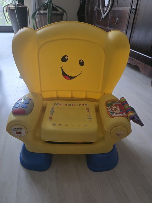 Krzesełko fotelik Fisher price język polski