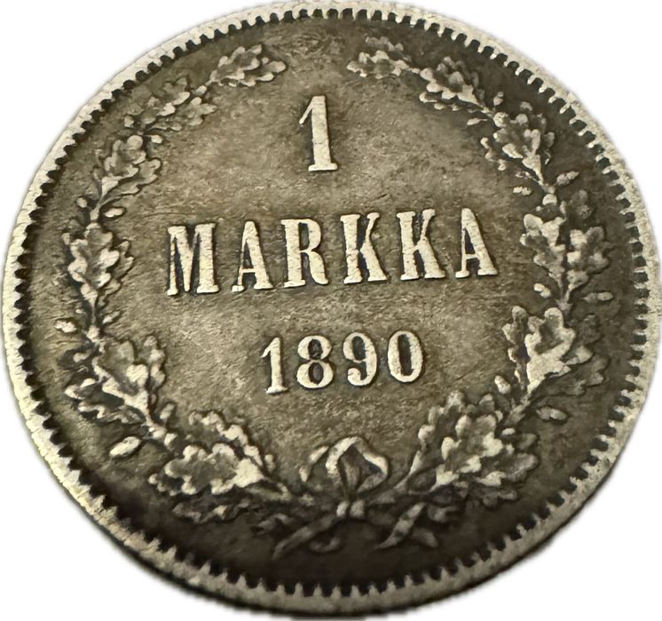 1 marka 1890 cesarstwo finlandia