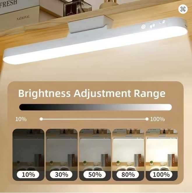 Світлодіодна підвісна магнітна лампа на акумуляторі з пультом