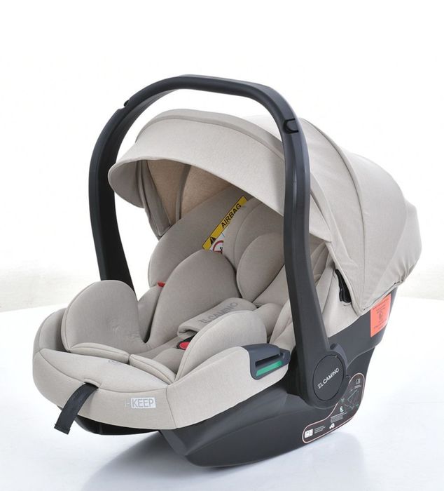 Дитяче автокрісло El Camino ME 1186 i-KEEP Melange Cashmere Beige